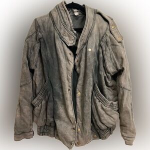 Free People Weighted Grunge Jacket